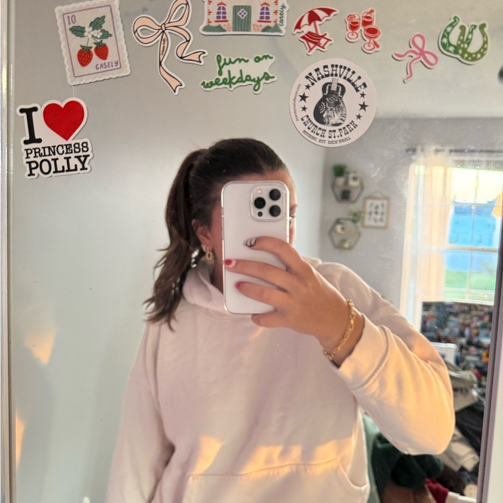 Target Cream Hoodie